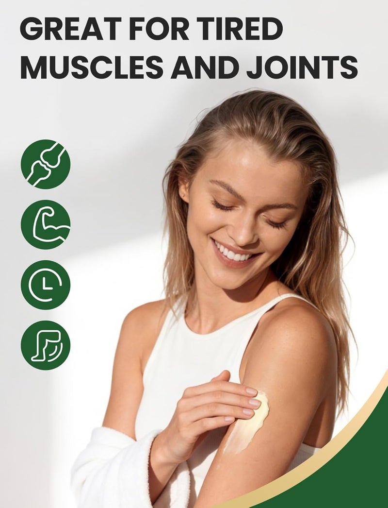 Venture Pal Magnesium Lotion, Topical Magnesium Cream, Leg & Muscle Relaxation with Coconut Oil, Shea Butter & Hyaluronic Acid, Safe for Kids - Image 3